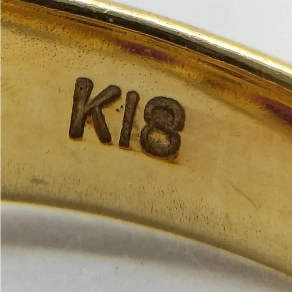 Sold! Stunning 2.5CT Natural Ruby & Diamonds Ring 18K YG Size 5.5, 5.1 grams - Picture 9 of 17